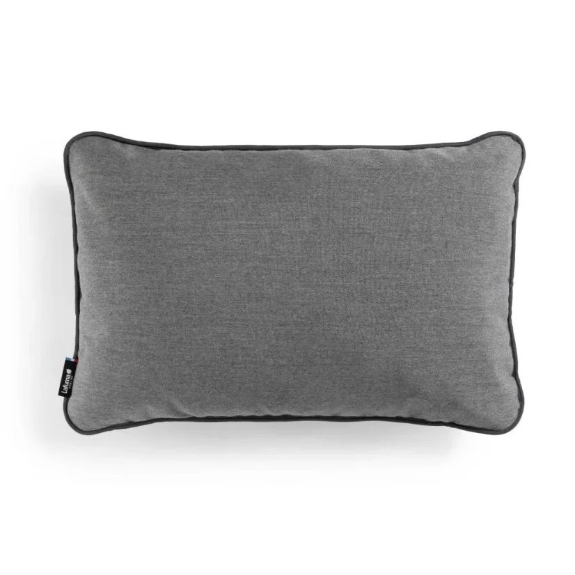 Obdélníkový dekorativní venkovní polštář Lafuma EROME Sunbrella® Solids šedá Lune