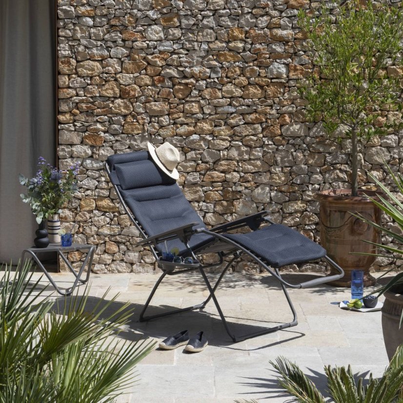 Relaxační křeslo ZERO GRAVITY Lafuma FUTURA XL BeComfort šedá Dark Grey