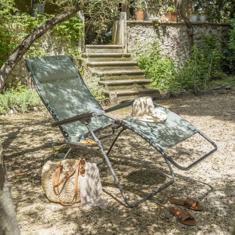 Relaxační křeslo ZERO GRAVITY Lafuma RSXA Clip XL BatylineISO zelená Moss