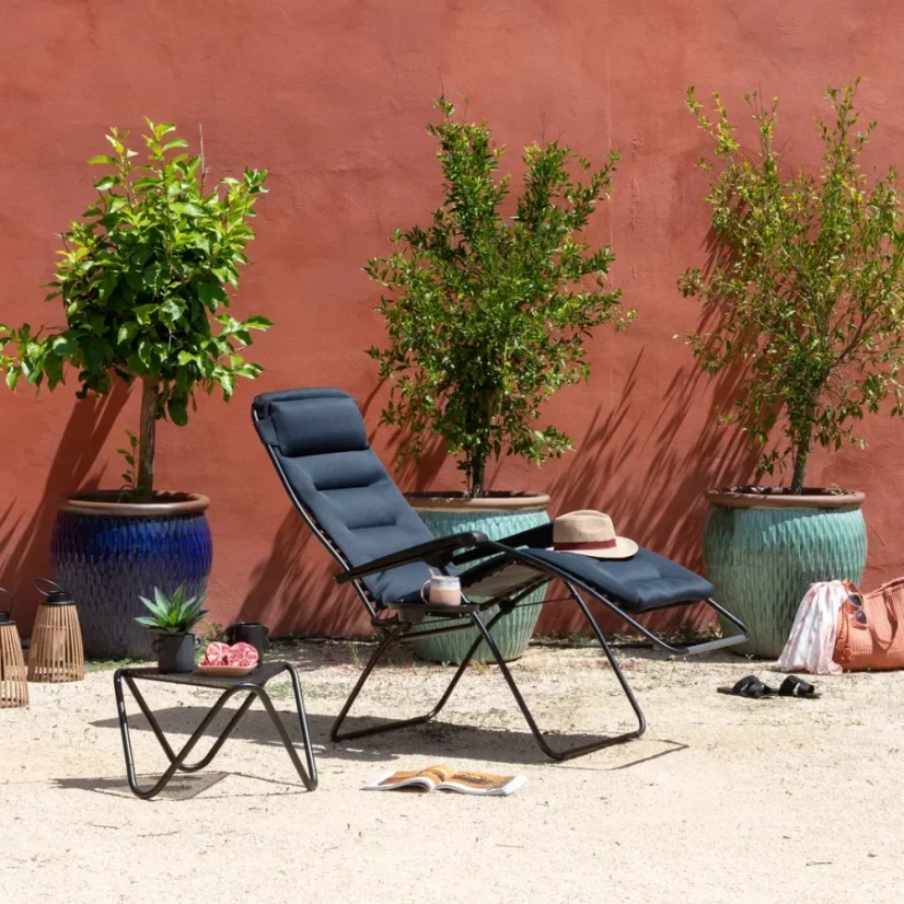 Relaxační křeslo Lafuma Mobilier RSX Clip XL AirComfort černá Acier