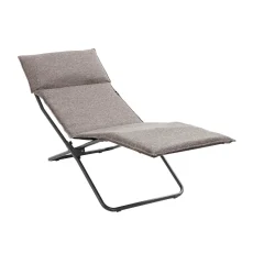 Relaxační lehátko Lafuma TRANSALOUNGE NIKSEN pro interiér šedá Cendre