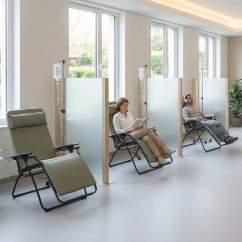 Profesionální relaxační křeslo Lafuma VITAL v provozu nemocnice