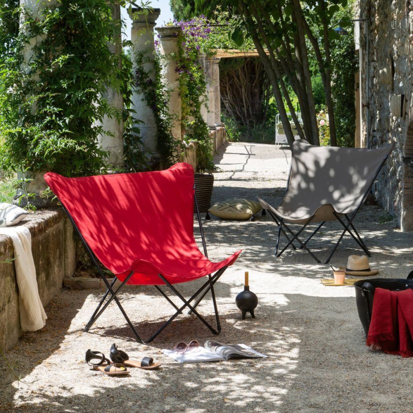Motýlí křeslo POP UP XL Airlon červená Garance