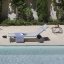 Osuška LITTORAL XL na relaxační Lafuma křesla XL a lehátka MIAMI II modrá Iroise