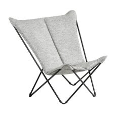 Motýlí křeslo POP UP XL Lafuma SPHINX Tundra šedá Granit