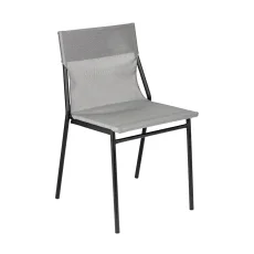 Profi venkovní židle bez područek Lafuma HORIZON černý rám BatylineDUO šedá Pearl. Profi venkovní židle bez područek Lafuma HORIZON černý rám BatylineDUO šedá Pearl.