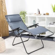 Profi relaxační křeslo ENERGIE XL šedá Storm