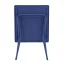 Sada BALCONY II – skládací stůl 64×70 cm + 2 ultra kompaktní židle | ColorBlock modrá Indigo