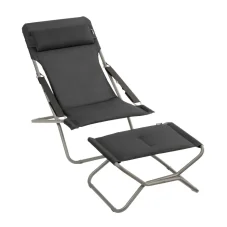 Polohovací lehátko Lafuma TRANSABED BeComfort šedá Dark Grey