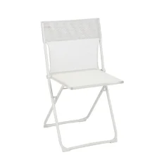Sada BALCONY II – skládací stůl 64×70 cm + 2 ultra kompaktní židle | ColorBlock béžová Seigle
