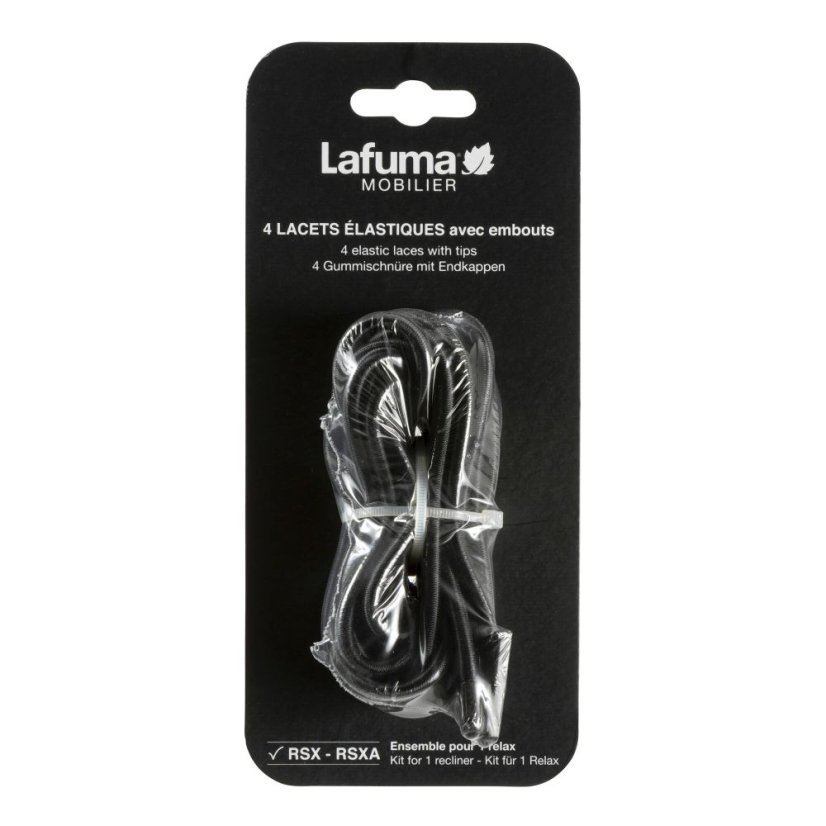 Náhradní sada elastická lanka pro relaxační křesla Lafuma RSX(A) černá