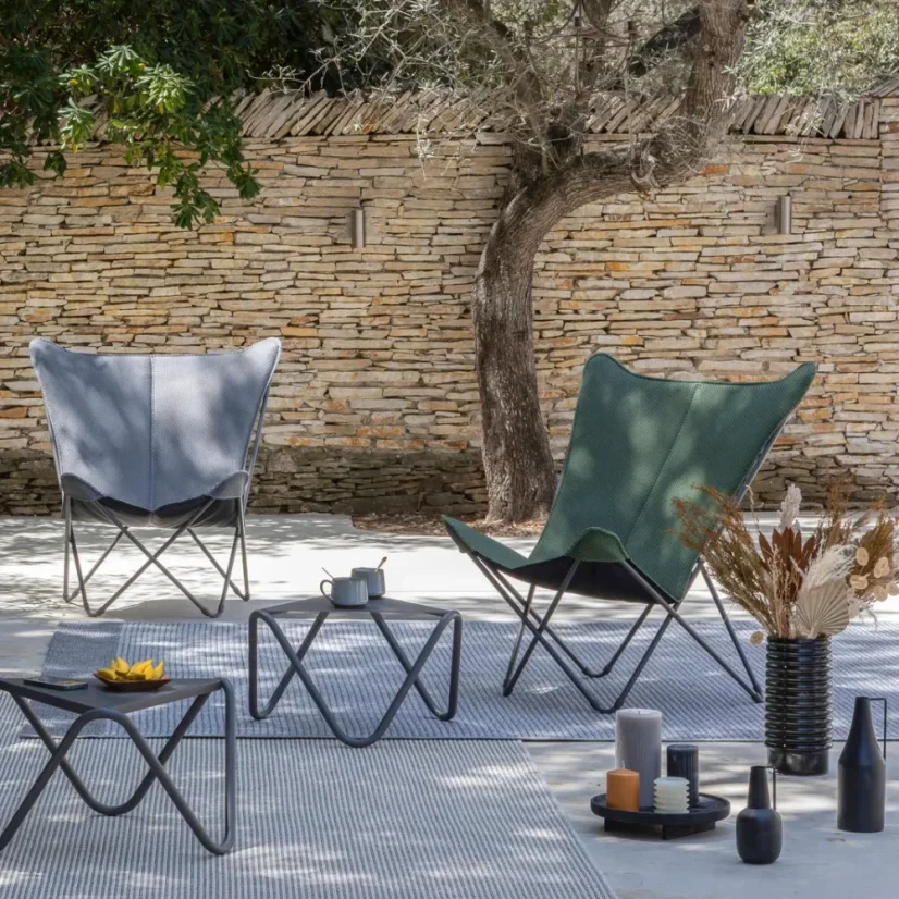 Motýlí křeslo POP UP XL BeComfort zelená Olive