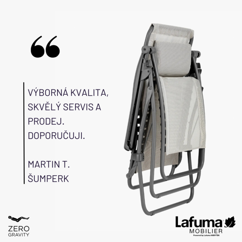 Relaxační křeslo Lafuma RSX Clip XL AirComfort červená Bordeaux