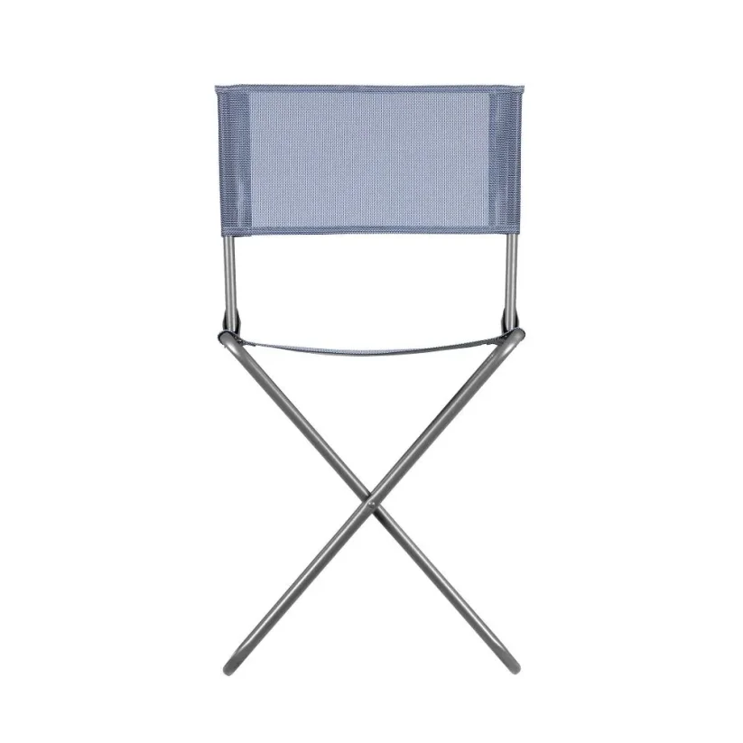 Kempingová židle Lafuma CNO - Barva potahu: Modrá Ocean II, Potah: BatylineISO, Barva rámu: Šedá Titan