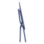 Sada BALCONY II – skládací stůl 64×70 cm + 2 ultra kompaktní židle | ColorBlock modrá Indigo