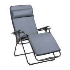 Profesionálne zdravotnícke relaxačné kreslo Lafuma VITAL, farba Charbon grey, s 4 cm čalúnením.