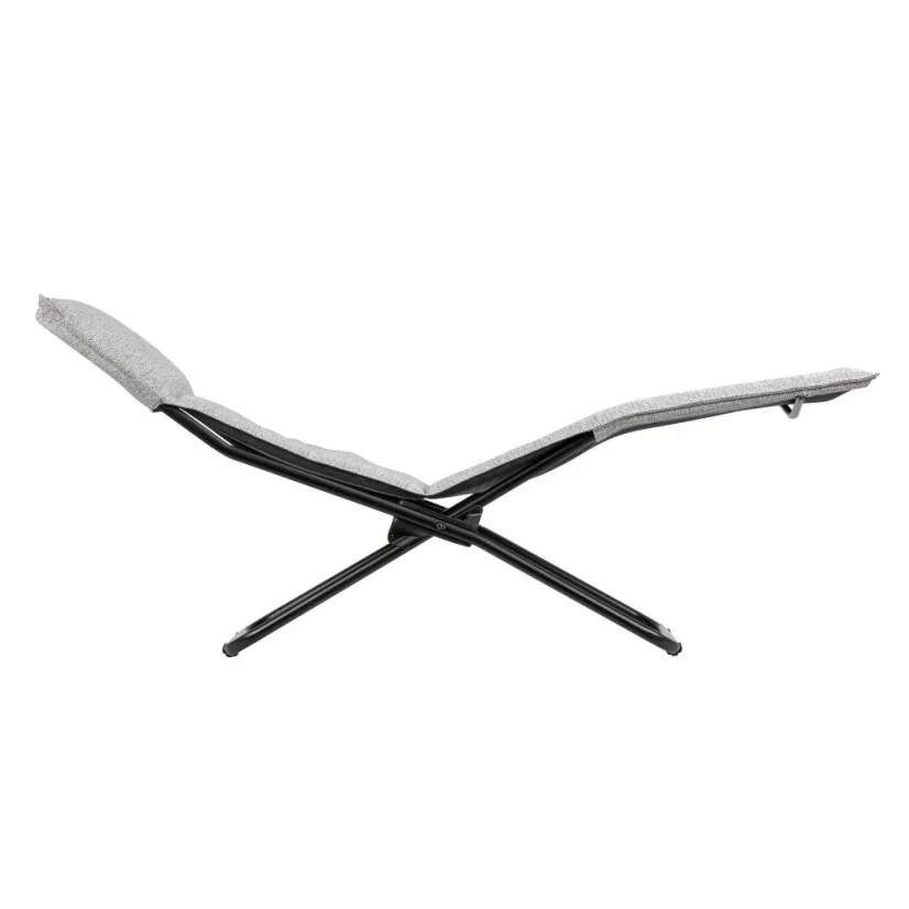 Skládací lehátko BAYANNE chaise lounge Tundra šedá Granit