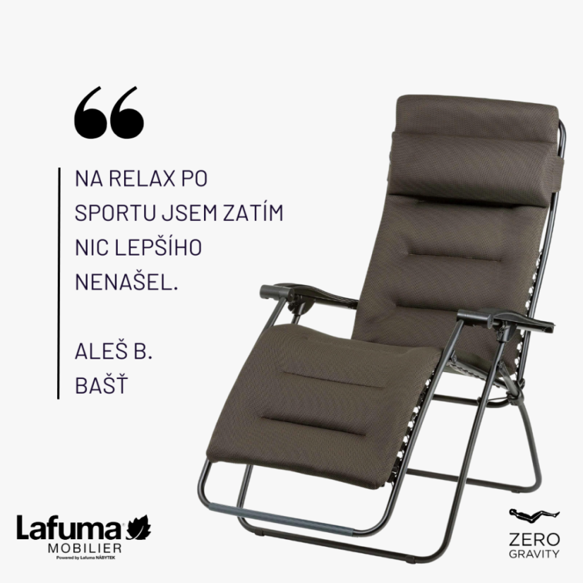 Relaxační křeslo RSX Clip AirComfort hnědá Taupe