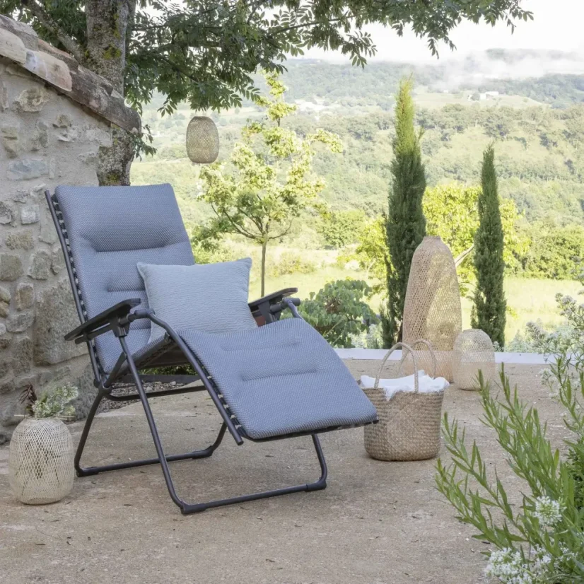 Výhodná sada křeslo EVOLUTION  s příslušenstvím v ceně Lafuma BeComfort® šedá Silver