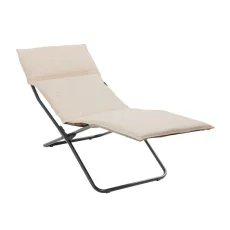 Relaxační lehátko Lafuma TRANSALOUNGE NIKSEN pro interiér béžová Creme