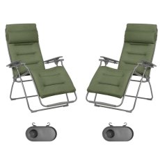 Zľavnená sada pre páry: 2x FUTURA BeComfort vel. štandard zelená Olive + 2× držia nápojov ZADARMO