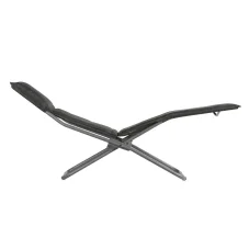 Skládací lehátko BAYANNE chaise lounge Hedona šedá ONYX