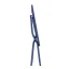 Skládací venkovní stůl Lafuma BALCONY II modrá Indigo – 120×70 cm