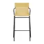 Profi venkovní židle Lafuma HORIZON - Barva potahu: Šedá Storm N, Potah: BatylineDUO, Barva rámu: Černá Noir, Typ židle: S područkami, Výška židle: Vysoká