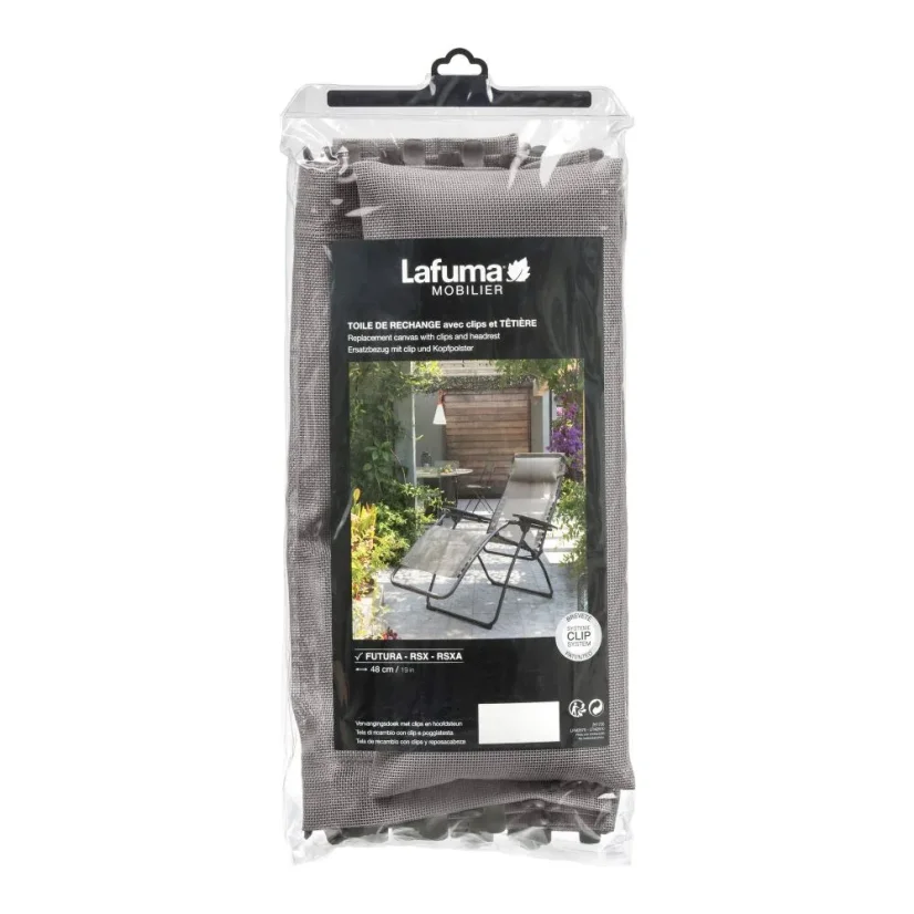 Náhradní potah relaxační křeslo Lafuma RSXA/FUTURA Batyline®ISO hnědá Terre