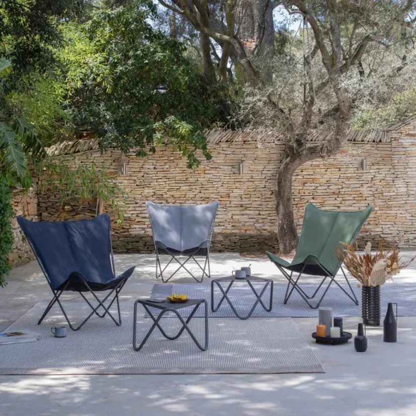 Motýlí křeslo POP UP XL BeComfort zelená Olive