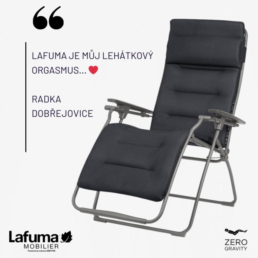 Recenze zákazníka na relaxační křeslo Lafuma FUTURA - pocit štěstí.
