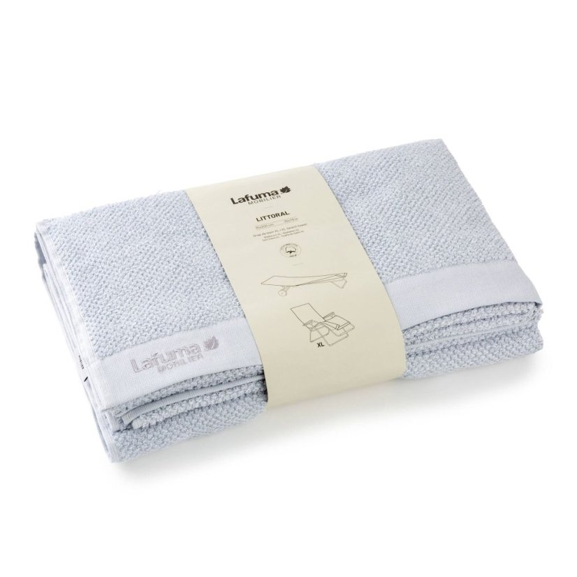 Osuška LITTORAL XL na relaxační křesla XL a lehátka MIAMI II šedá Embrun