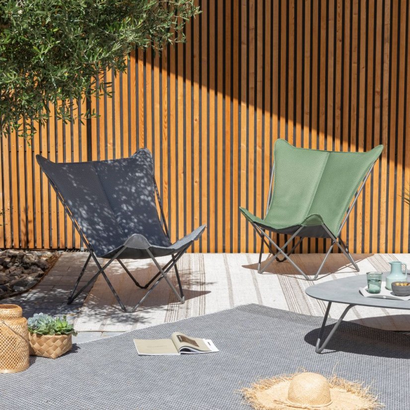 Motýlí křeslo POP UP XL BeComfort zelená Olive