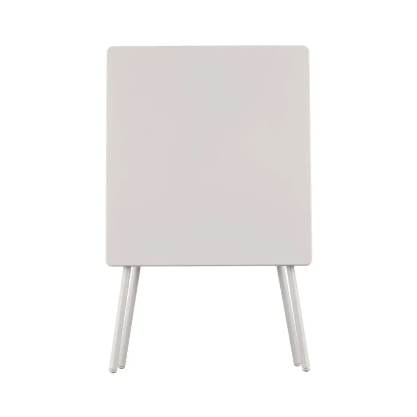 Sada BALCONY II – skládací stůl 64×70 cm + 2 ultra kompaktní židle | ColorBlock béžová Seigle