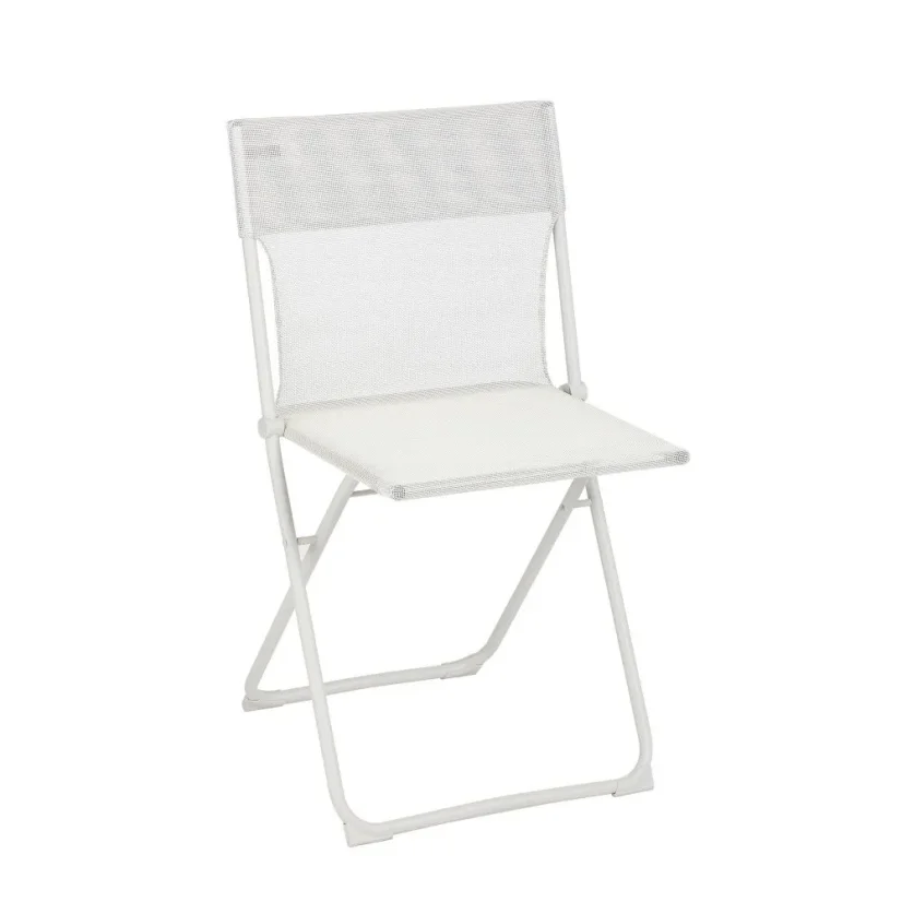 Sada BALCONY II – skládací stůl 120×70 cm + 4 ultra kompaktní židle | ColorBlock béžová Seigle