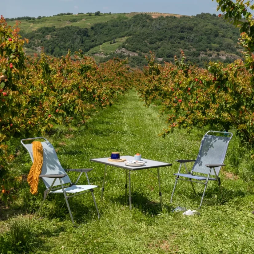 Kempingové křeslo ALU CHAM BatylineISO modrá Ciel