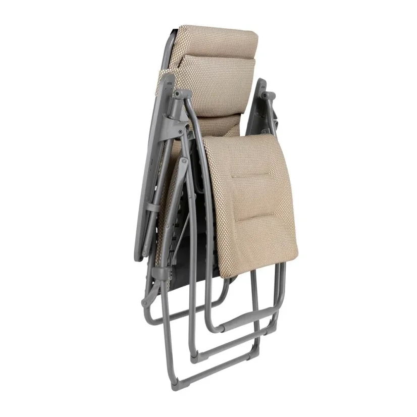 Zvýhodněná sada: 2× Relaxační křeslo Lafuma FUTURA XL BeComfort hnědá Moka + 2× držák nápojů ZDARMA
