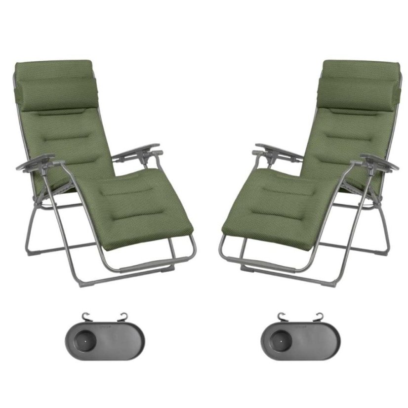 Zvýhodněná sada: 2x FUTURA BeComfort vel. standard zelená Olive + 2× držák nápojů ZDARMA