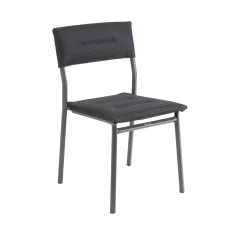 Venkovní jídelní židle Lafuma ORON BeComfort šedá Dark Grey