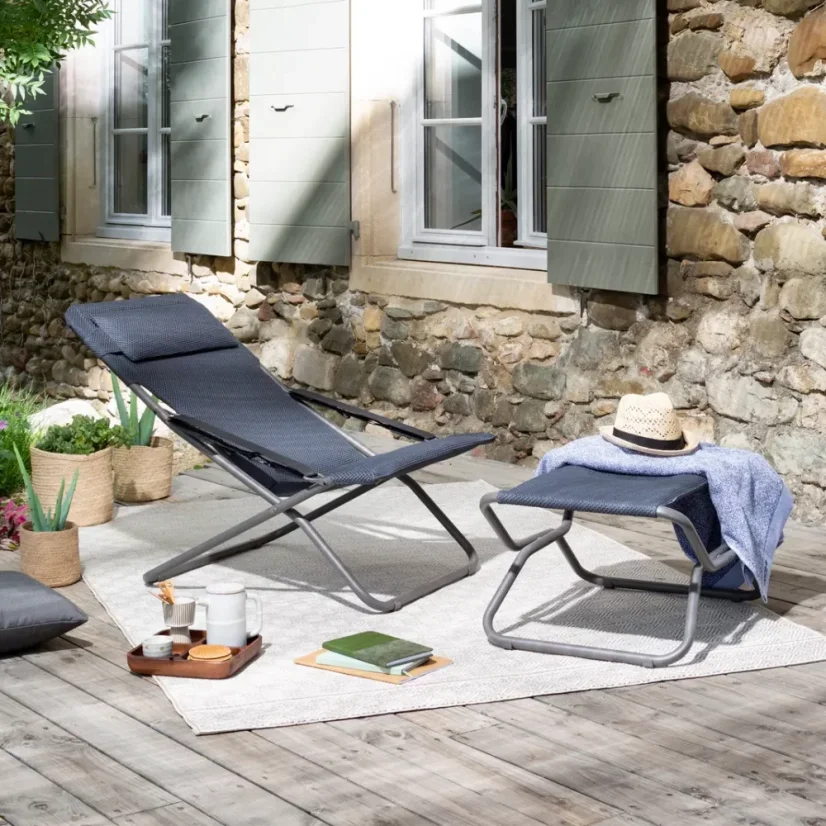 Podnožka Lafuma NEXT BeComfort šedá Dark Grey