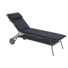 Opalovací lehátko vysoké MIAMI II HAUT BeComfort šedá Dark Grey.