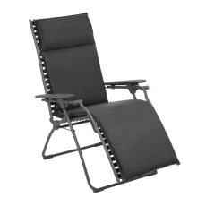 Relaxačné kreslo Lafuma BAYANNE Hedona šedá Onyx