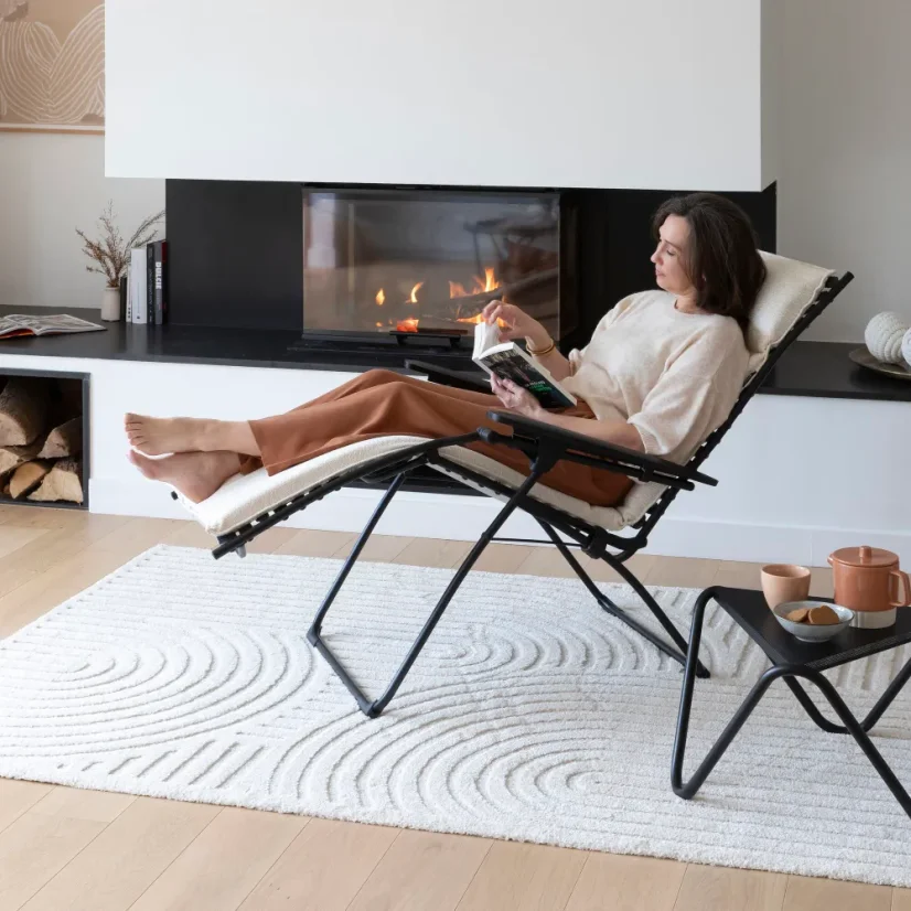 Relaxační křeslo Lafuma EVOLUTION NIKSEN béžová Creme