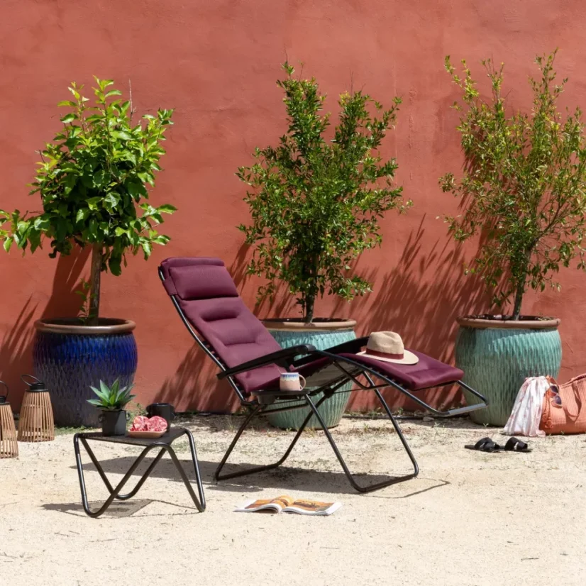 Relaxační křeslo Lafuma Mobilier RSX Clip XL AirComfort červená Bordeaux