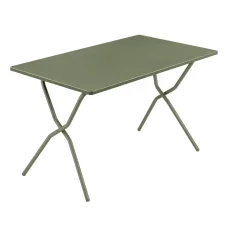 kladací vonkajší stôl Lafuma BALCONY II zelená Moss – 120×70 cm