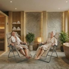 Zvýhodněná sada 2026: 2x Relaxační křeslo FUTURA BeComfort hnědá Moka (vel. standard a XL) + 2× držák nápojů ZDARMA