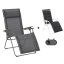 Sada relaxační křeslo Lafuma EVOLUTION Batyline®DUO šedá Obsidian a potah BeComfort® šedá Dark Grey
