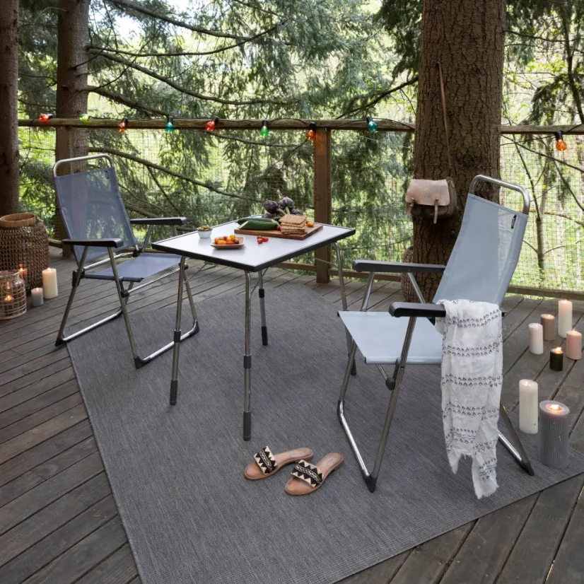 Kempingové křeslo Lafuma ALU VICTORIA BatylineISO modrá Ciel.