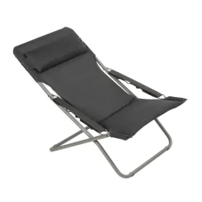 Polohovací lehátko Lafuma TRANSABED BeComfort šedá Dark Grey