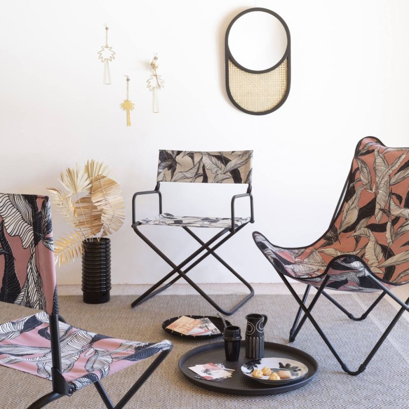 Motýlí křeslo Lafuma POP UP XL Airlon růžová Palm Rose